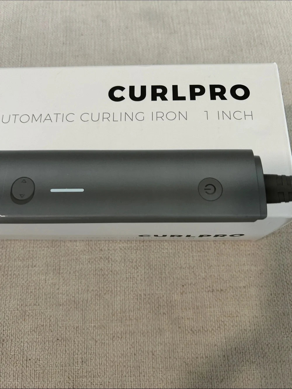 TYMO CURLPRO GREY, automatic curling iron, 1 INCH, NWT